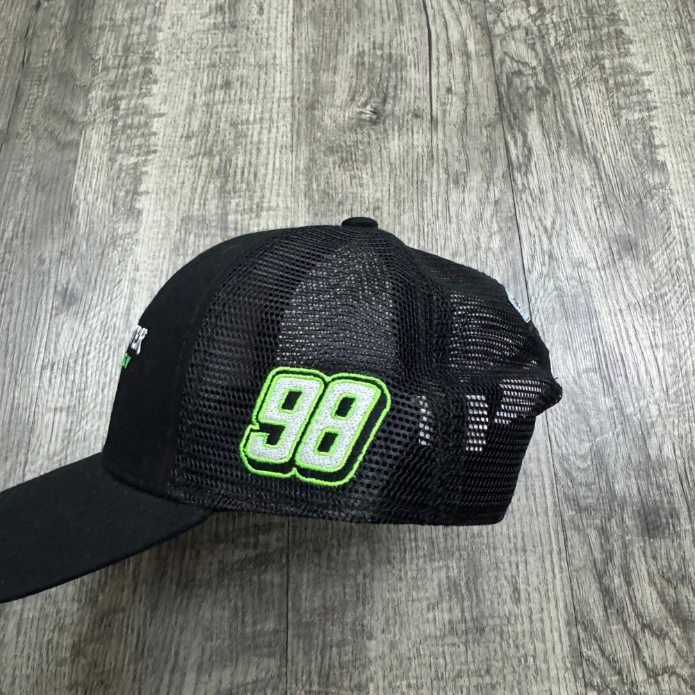 Monster Energy NASCAR #98 Stewart-Haas Racing Crew Snapback Cap Hat Riley Herbst